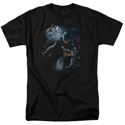 Batman Light Of The Moon Mens T Shirt Black Retro Pop Classics