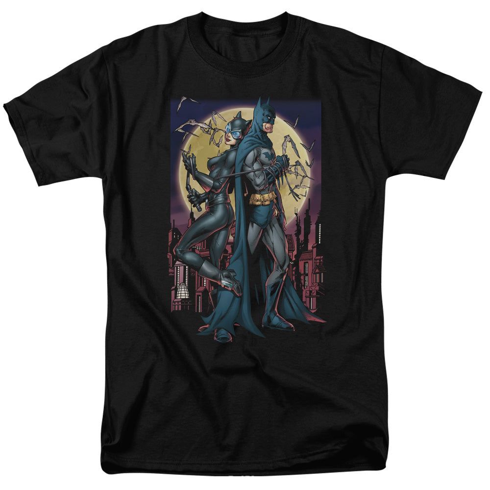 Batman Paint The Town Red Mens T Shirt Black Retro Pop Classics
