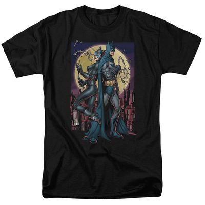 Batman Paint The Town Red Mens T Shirt Black Retro Pop Classics