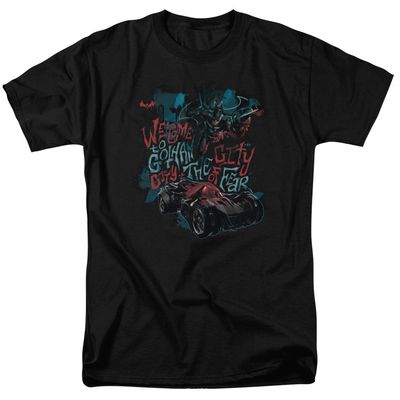 Batman Arkham Knight City Of Fear Mens T Shirt Black Retro Pop Classics