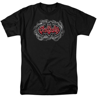 Batman Hip Hop Logo Mens T Shirt Black Retro Pop Classics