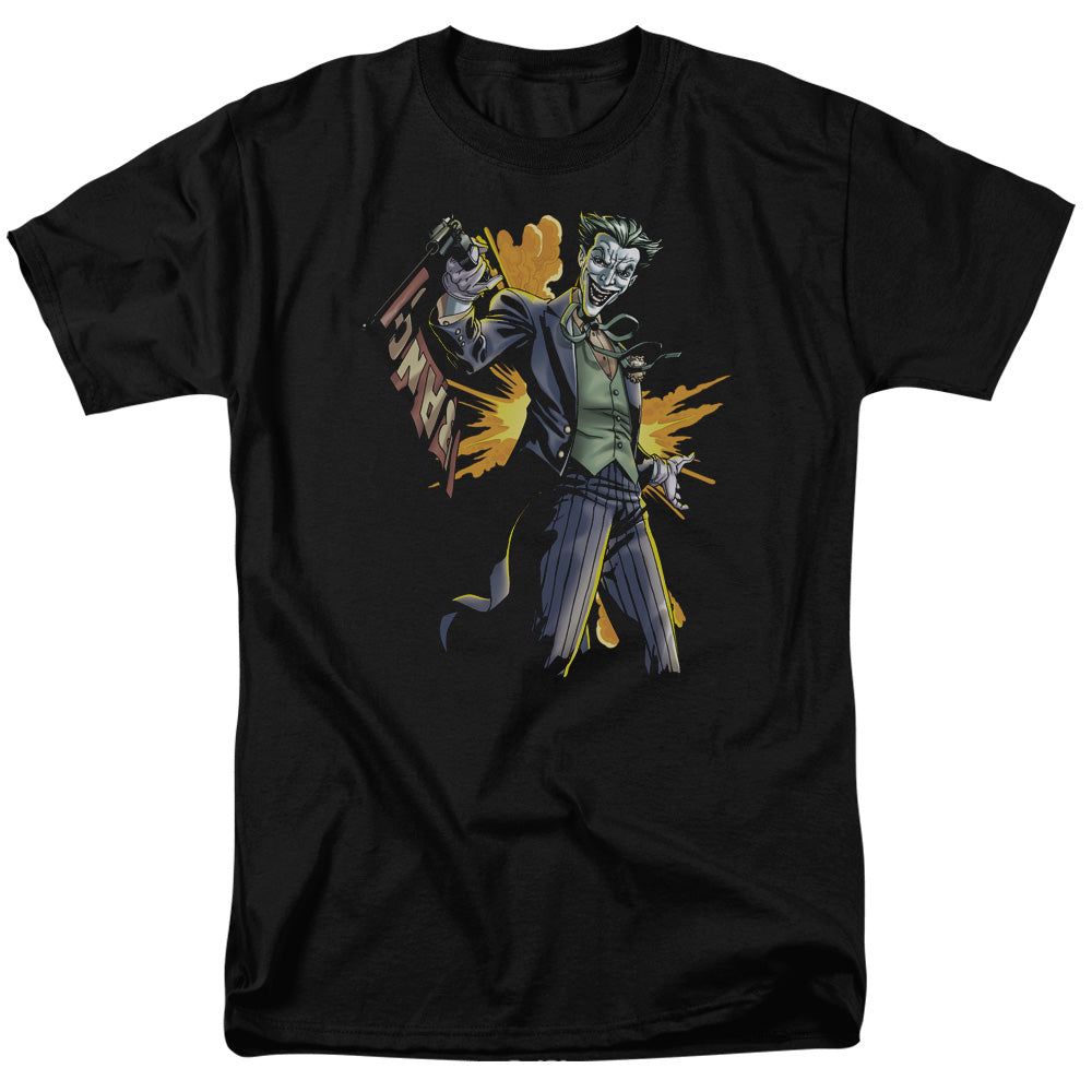 Batman Joker Bang Mens T Shirt Black Retro Pop Classics