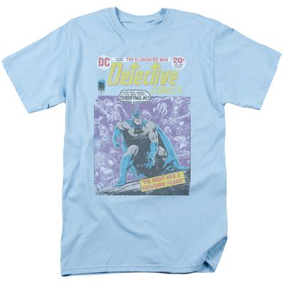 Batman A Thousand Fears Mens T Shirt Light Blue Retro Pop Classics