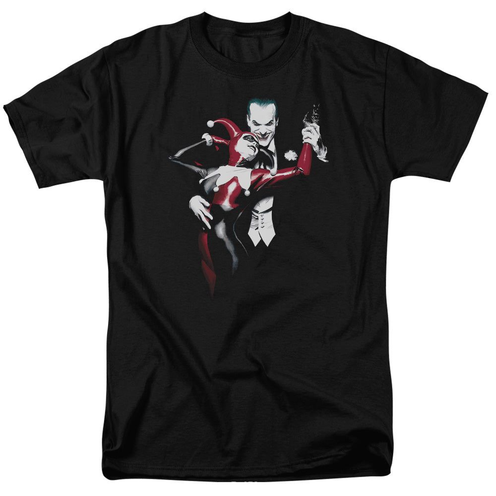 Batman Harley And Joker Mens T Shirt Black Retro Pop Classics
