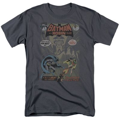 Batman #232 Cover Mens T Shirt Charcoal Retro Pop Classics