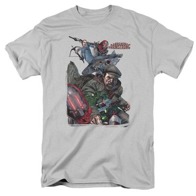 Archer &amp; Armstrong Bottle ash Mens T Shirt Silver Retro Pop Classics