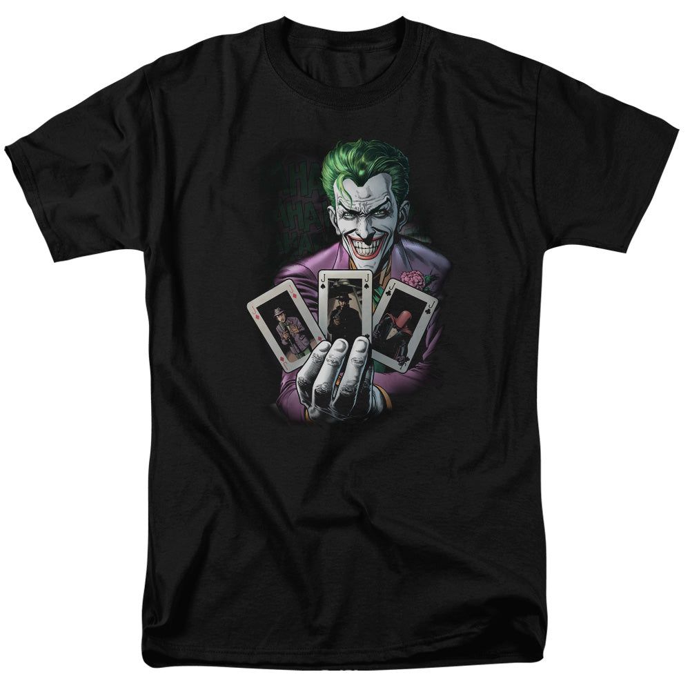 Batman 3 Of A Kind Mens T Shirt Black Retro Pop Classics