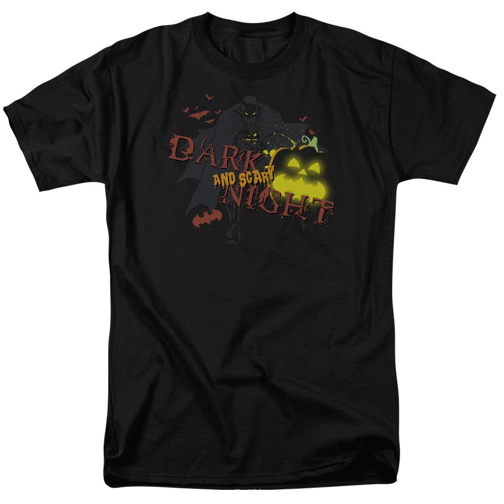 Batman Dark And Scary Night Mens T Shirt Black Retro Pop Classics