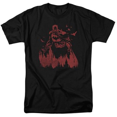 Batman Red Knight Mens T Shirt Black Retro Pop Classics