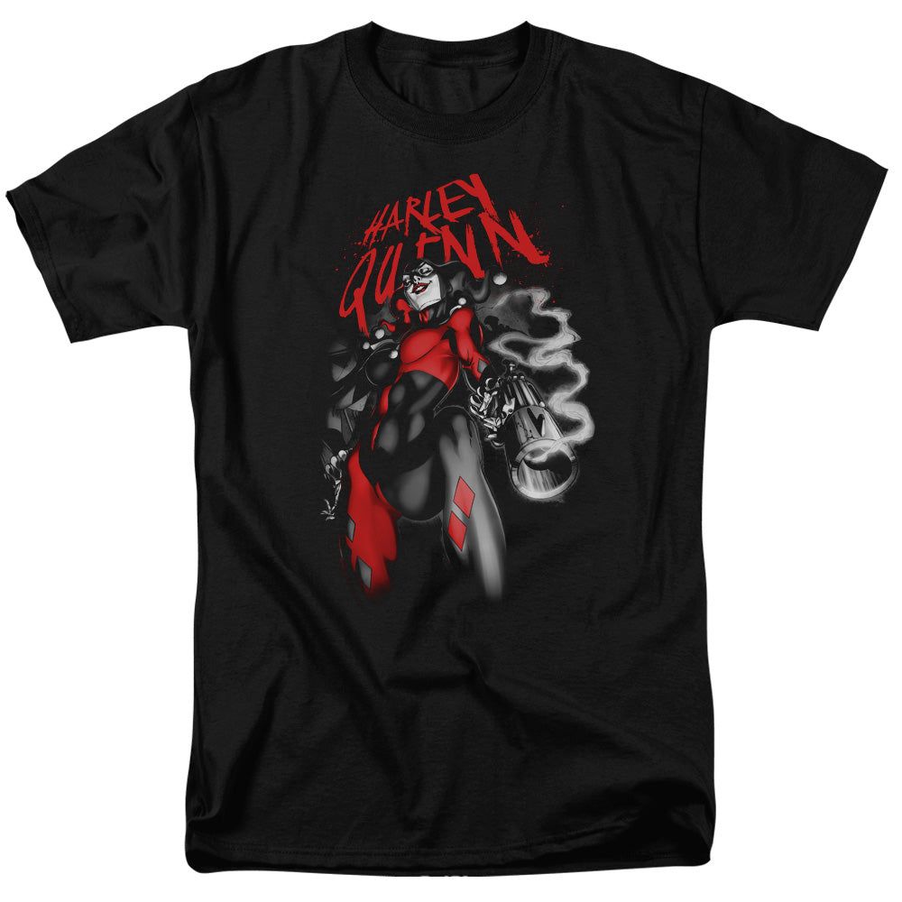 Batman Down The Barrel Mens T Shirt Black Retro Pop Classics