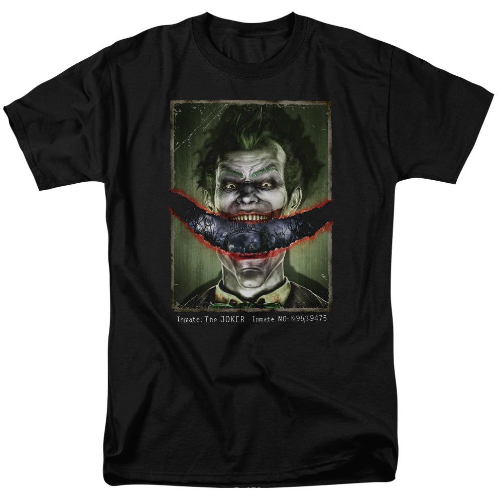Batman Aa Split Lip Mens T Shirt Black Retro Pop Classics