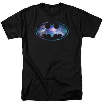 Batman Galaxy 2 Signal Mens T Shirt Black Retro Pop Classics