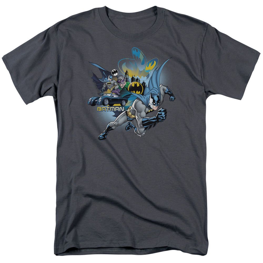 Batman Call Of Duty Mens T Shirt Charcoal Retro Pop Classics