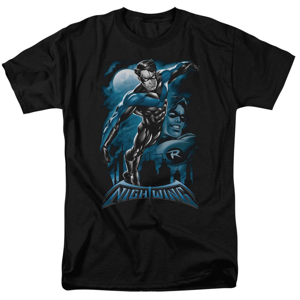 Batman All Grown Up Mens T Shirt Black Retro Pop Classics