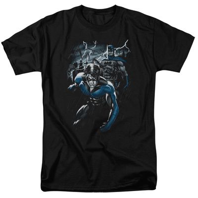 Batman Dynamic Duo Mens T Shirt Black Retro Pop Classics