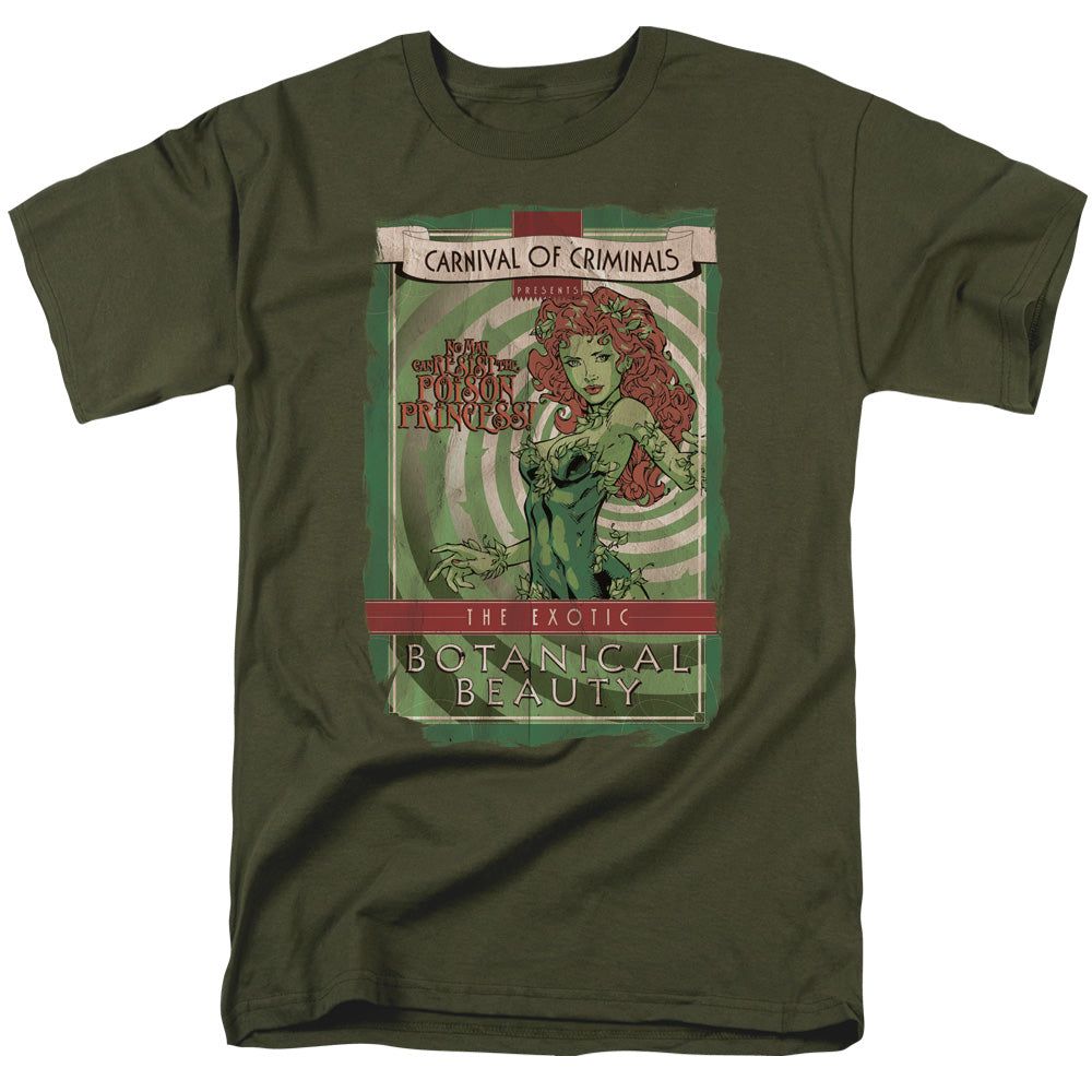 Batman Botanical Beauty Mens T Shirt Military Green Retro Pop Classics
