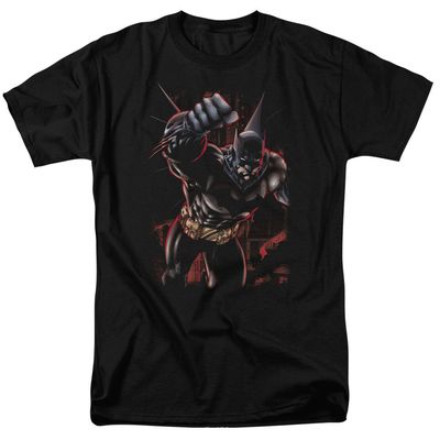 Batman Crimson Knight Mens T Shirt Black Retro Pop Classics