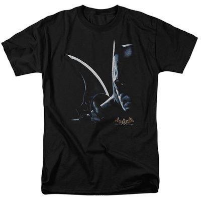 Batman Arkham Asylum Arkham Batman Mens T Shirt Black Retro Pop Classics