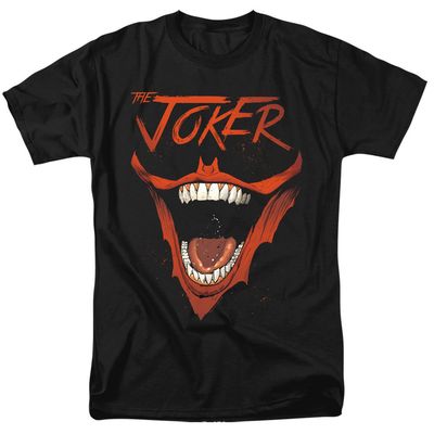 Batman Joker Bat Laugh Mens T Shirt Black Retro Pop Classics