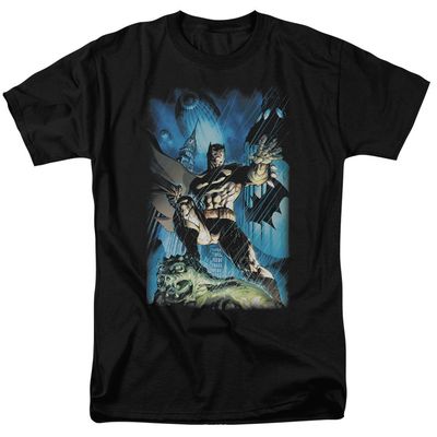 Batman Stormy Dark Knight Mens T Shirt Black Retro Pop Classics