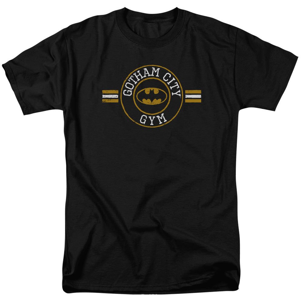 Batman Gotham City Gym Mens T Shirt Black Retro Pop Classics