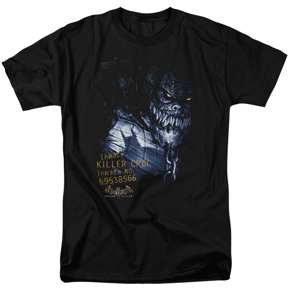 Batman Arkham Asylum Arkham Killer Croc Mens T Shirt Black Retro Pop Classics