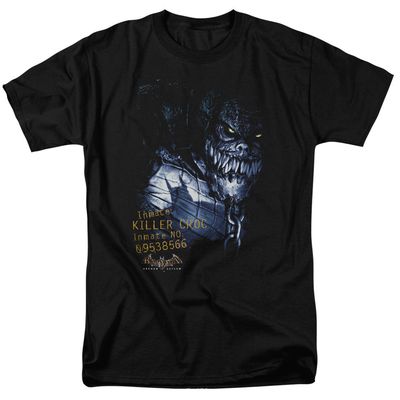 Batman Arkham Asylum Arkham Killer Croc Mens T Shirt Black Retro Pop Classics