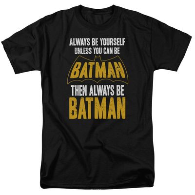 Batman Be Batman Mens T Shirt Black Retro Pop Classics