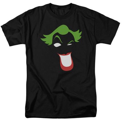 Batman Joker Simplified Mens T Shirt Black Retro Pop Classics