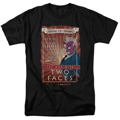 Batman Two Faces Mens T Shirt Black Retro Pop Classics