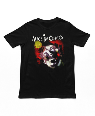 Alice in Chains Facebreaker Mens T Shirt Black Retro Pop Classics