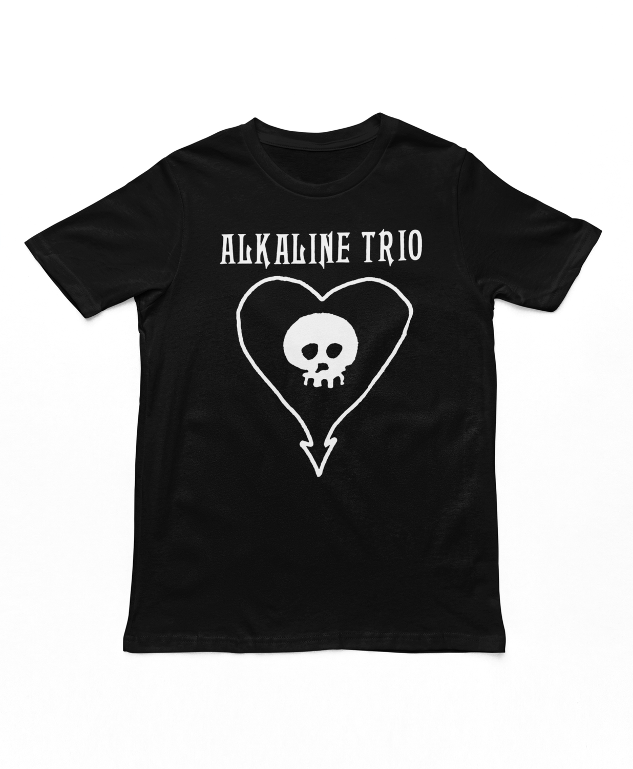 Alkaline Trio Classic Heartskull Mens T Shirt Black Retro Pop Classics