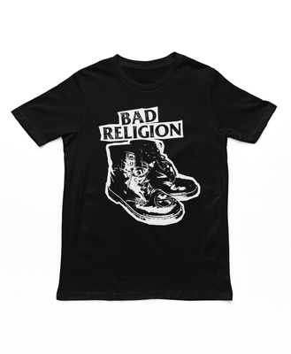 Bad Religion Up The Punx Mens T Shirt Black Retro Pop Classics