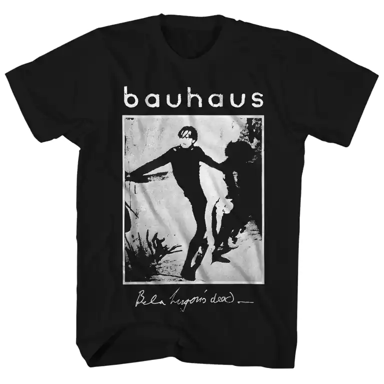 Bauhaus Bela Lugosi&#39;s Dead Mens T Shirt Black Retro Pop Classics