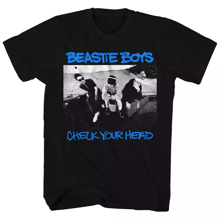 Beastie Boys Check Your Head Mens T Shirt Black Retro Pop Classics
