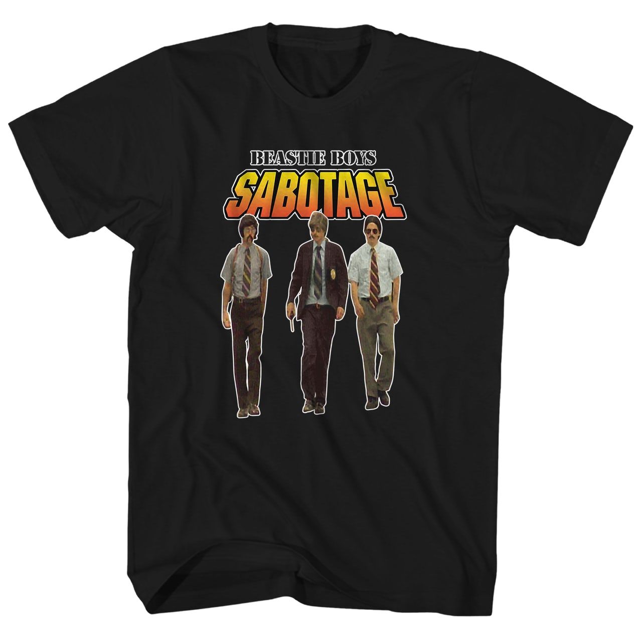 Beastie Boys Sabotage Mens T Shirt Black Retro Pop Classics