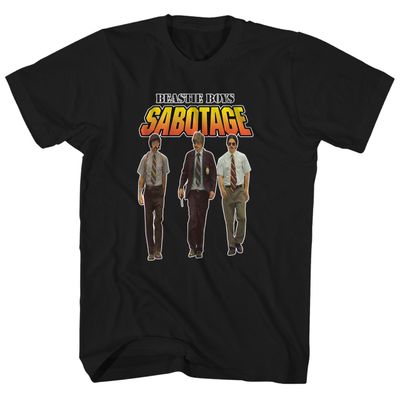 Beastie Boys Sabotage Mens T Shirt Black Retro Pop Classics