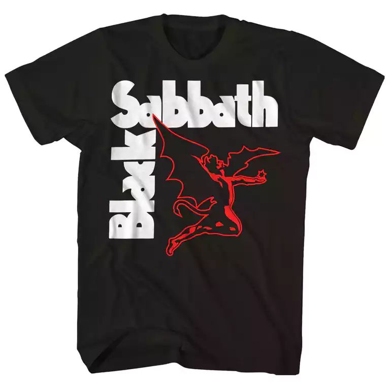 Black Sabbath Creature Mens T Shirt Black Retro Pop Classics