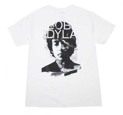 Bob Dylan Art Mens T Shirt White Retro Pop Classics