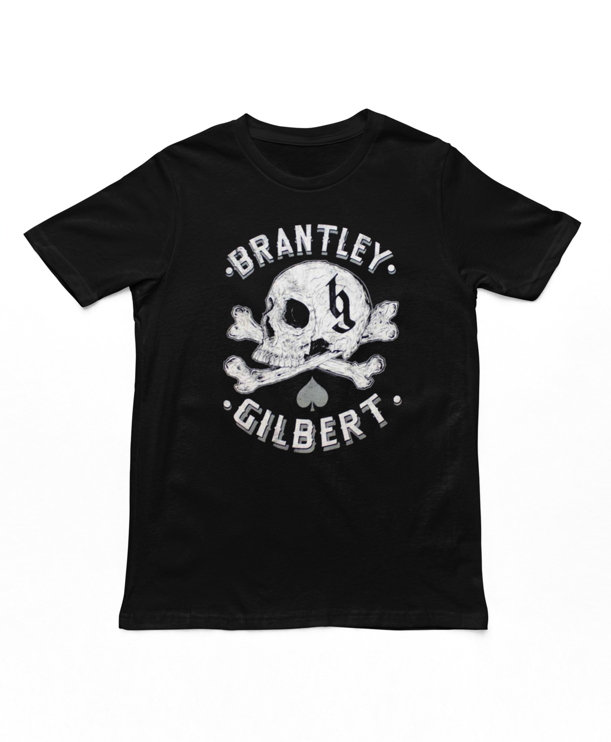Brantley Gilbert Skull Mens T Shirt Black Retro Pop Classics
