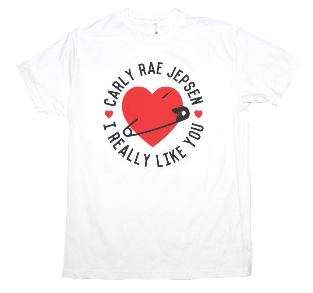 Carly Rae Jepsen I Really Like You Mens T Shirt White Retro Pop Classics