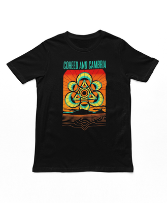 Coheed &amp; Cambria Desert Dimension Mens T Shirt Black Retro Pop Classics