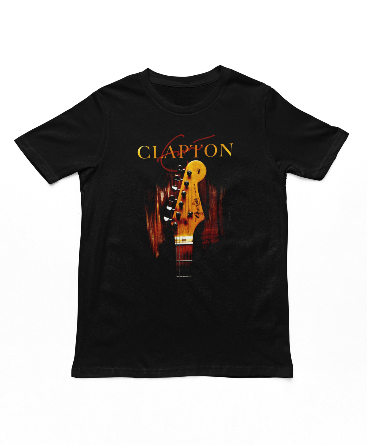 Eric Clapton Classic Guitar Mens T Shirt Black Retro Pop Classics