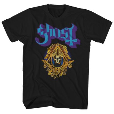 Ghost Swear Right Now Mens T Shirt Black Retro Pop Classics