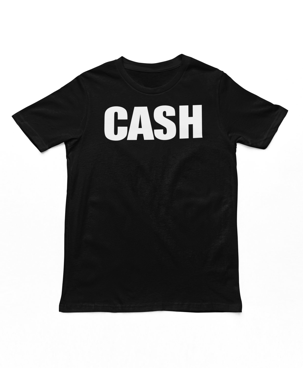 Johnny Cash Cash Faded Mens T Shirt Black Retro Pop Classics