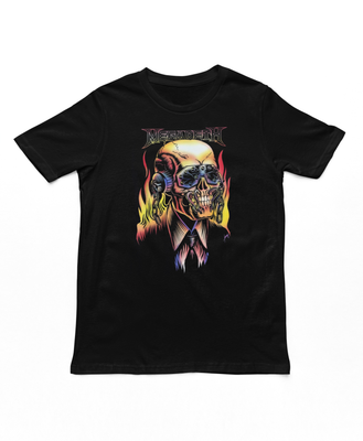 Megadeth Vic Rattlehead Mens T Shirt Black Retro Pop Classics