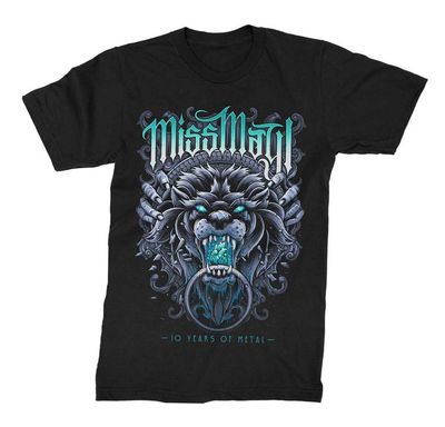 Miss May I 10 Years of Metal Mens T Shirt Black Retro Pop Classics