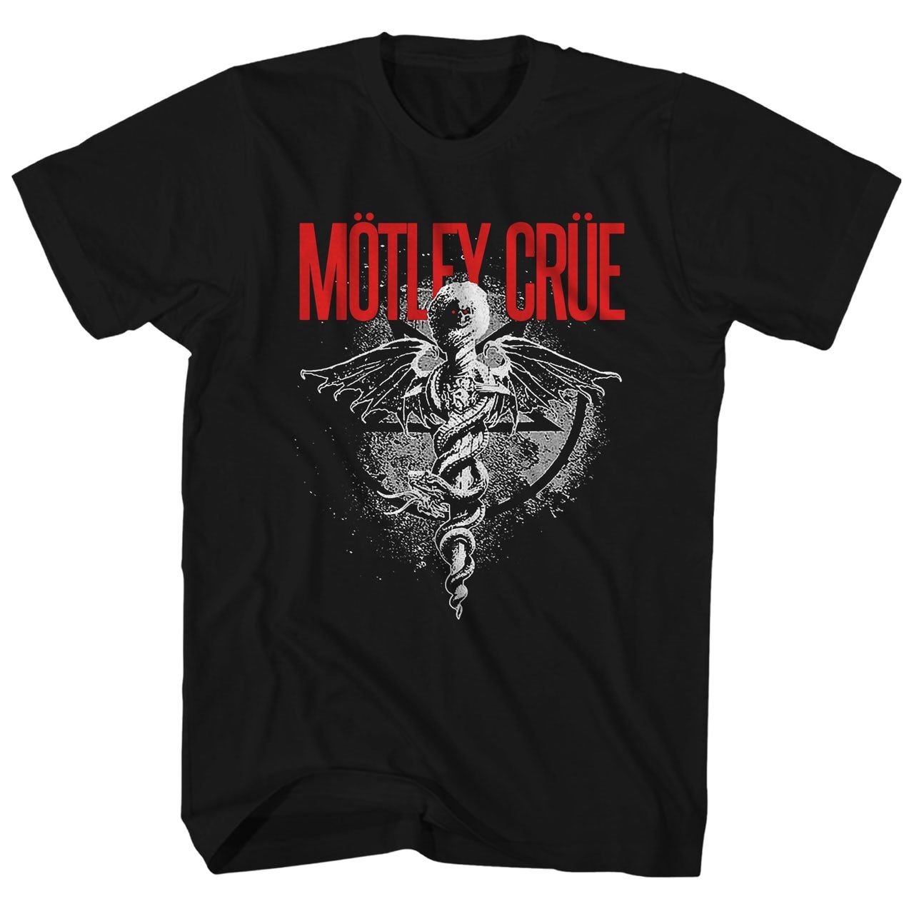 Motley Crue Dr. Feelgood Mens T Shirt Black Retro Pop Classics