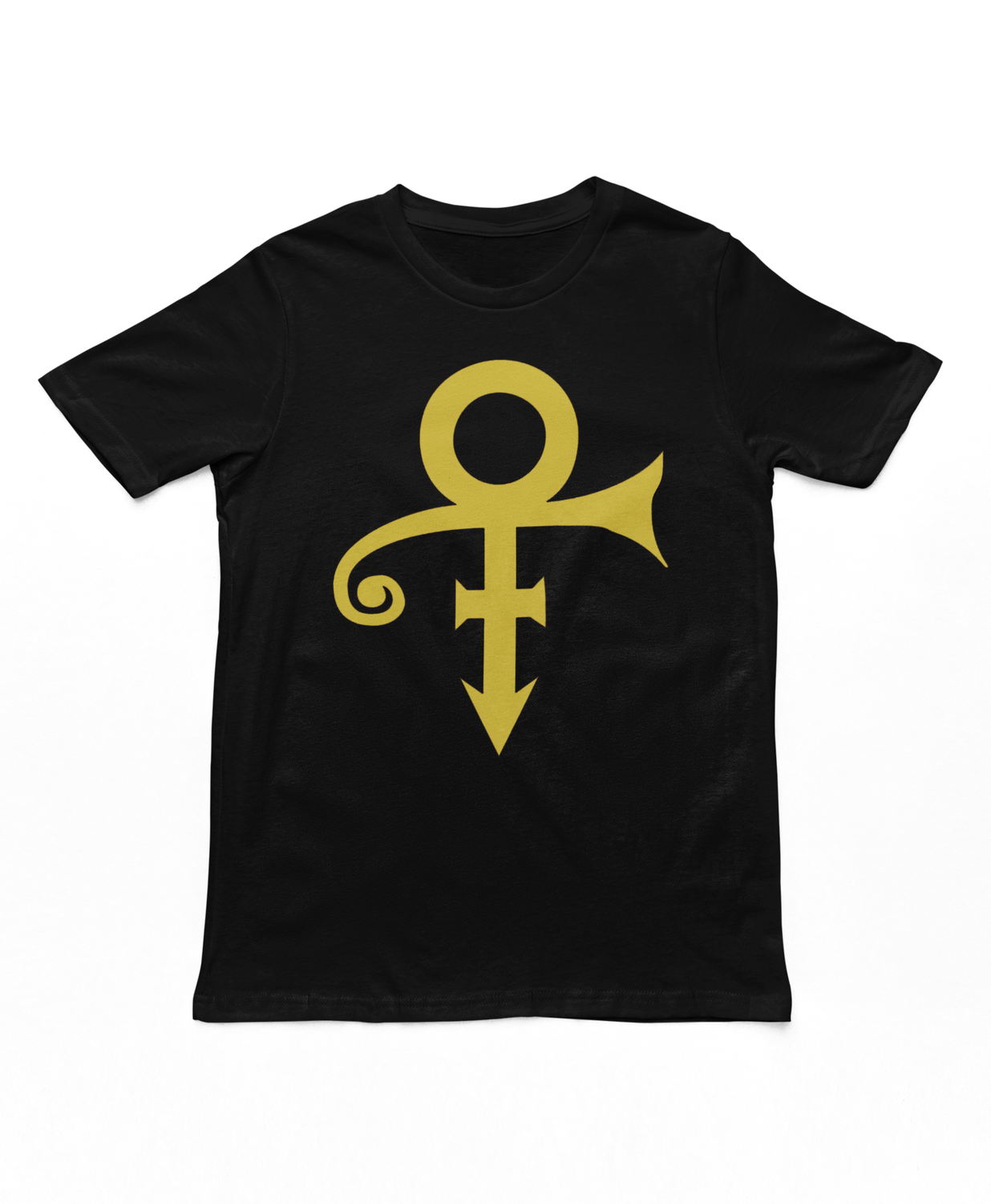 Prince Gold Symbol Logo Mens T Shirt Black Retro Pop Classics