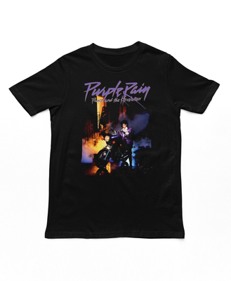 Prince Purple Rain Mens T Shirt Black Retro Pop Classics